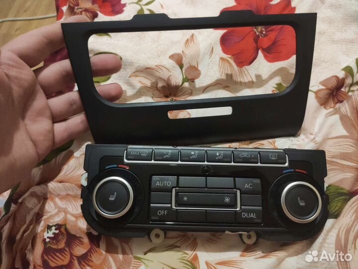 Блок климата с рамкой и блок стеклоподьемников