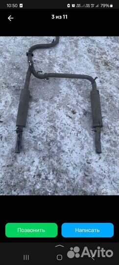 Двойной выхлоп priora седан