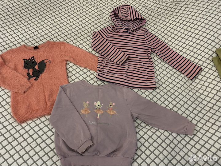 Вещи пакетом для девочки, 110/116
