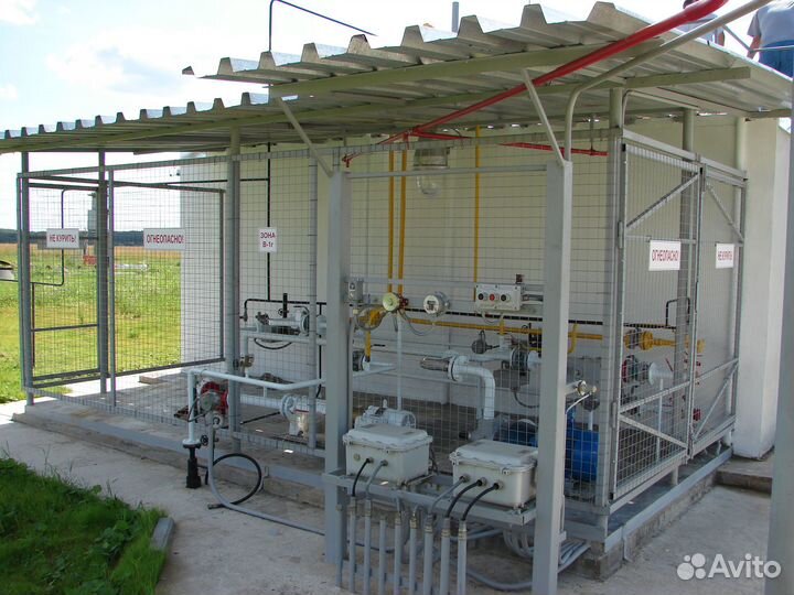 Агзс (газовая заправка) с двустенными резервуарами