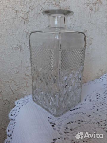 Штоф хрусталь (Италия), ваза винтажная СССР