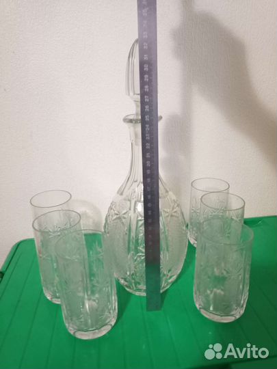 Штоф графин хрустальный винтаж