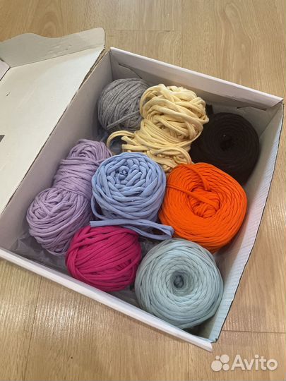 Пряжа трикотажная остатки