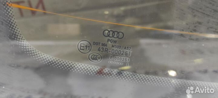 Стекло заднее Audi A6 4G5845501NVB. Дефект контакт