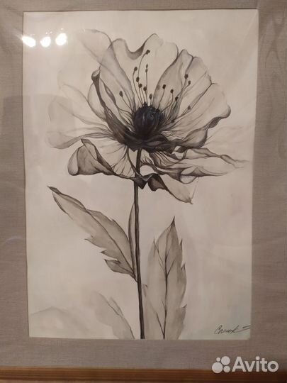 Картина акварель