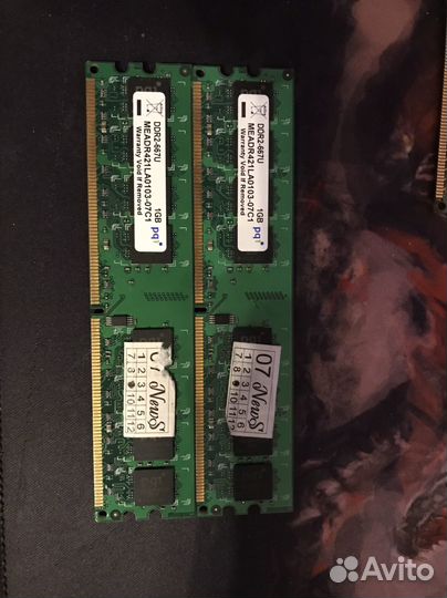 Оперативная памать DDR3 DDR2 DDR