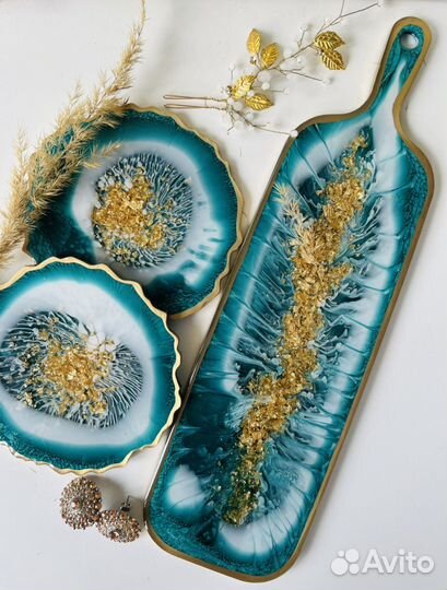 Подарочный набор из эпоксидной смолы