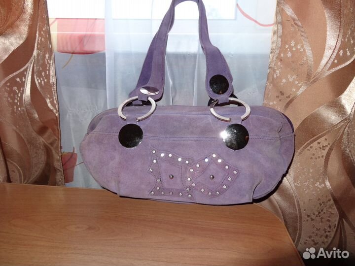 Сумочка замша