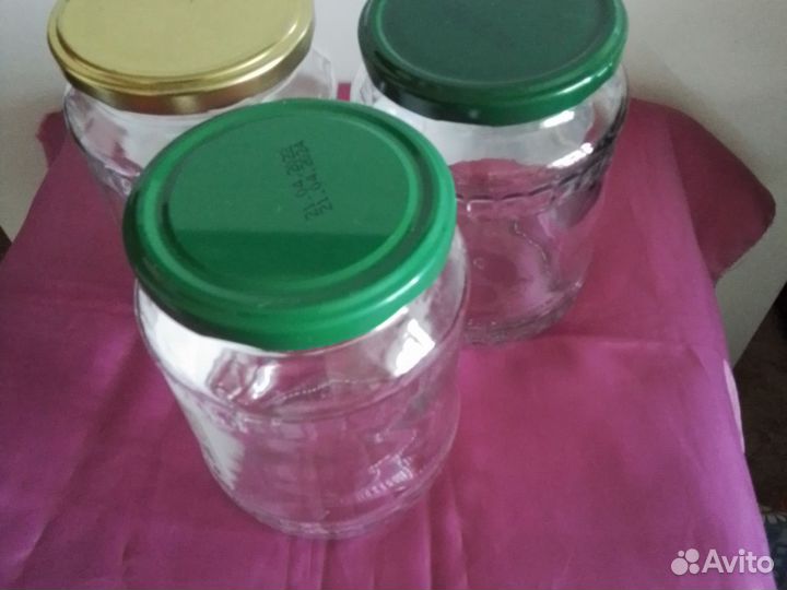 Банки 3л.и 2л. винтовые и под закатку. Доставка бе