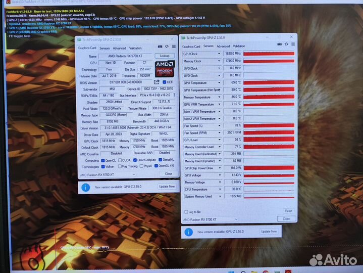 RX 5700 XT Msi Mech 8GB