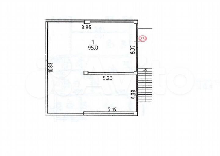 Свободного назначения, 95 м²