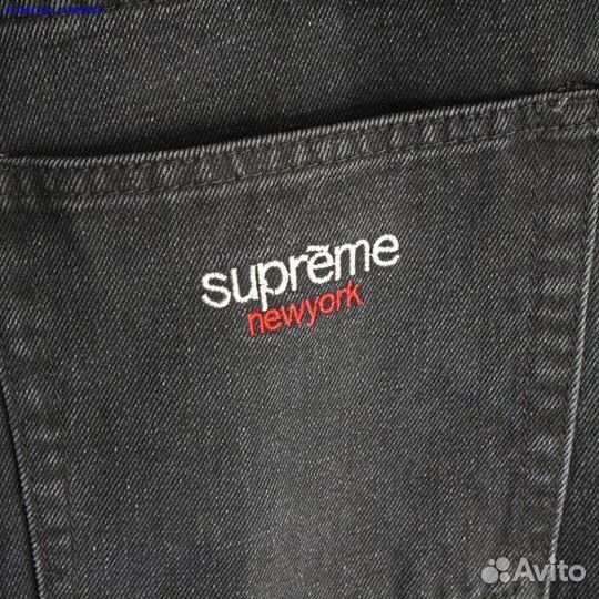 Джинсовые шорты Supreme (Арт.87983)