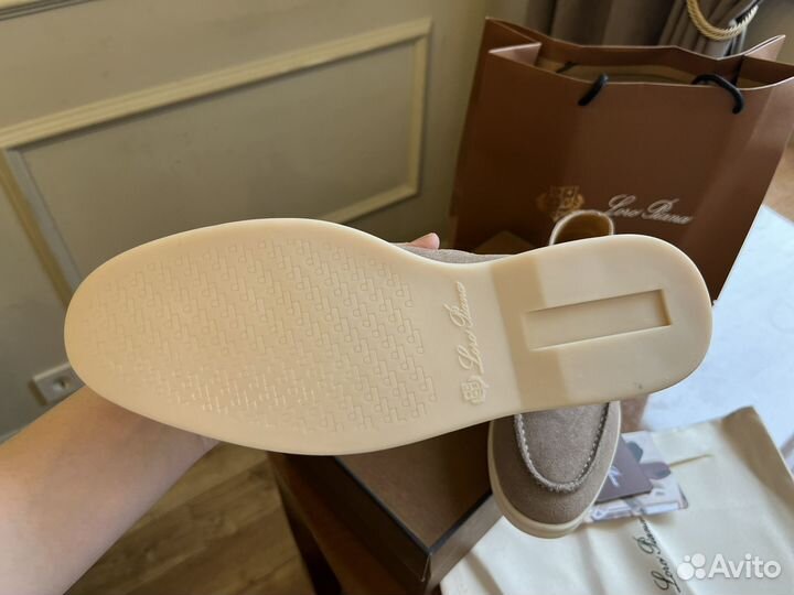 Мокасины женские loro piana высокие (36-40)