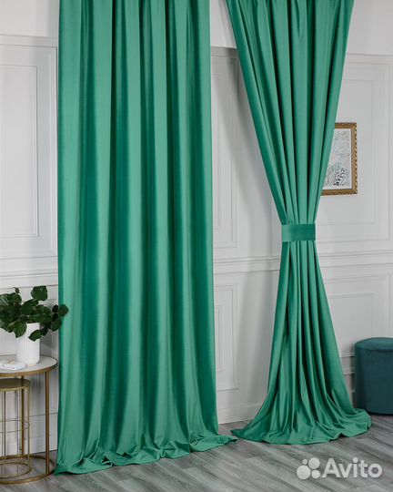 Шторы бархат Беллиссимо Атлантис