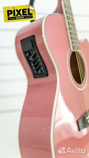 Акустическая гитара Harley Benton EAX-10 Pinky