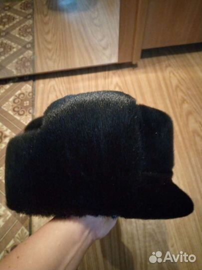 Меховая мужская кепка из нерпы.1500