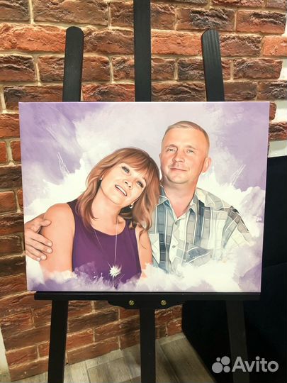 Портрет на холсте по фото с доставкой