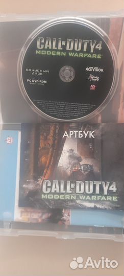 Игра call of duty 4,оригинал,коллекционное издание