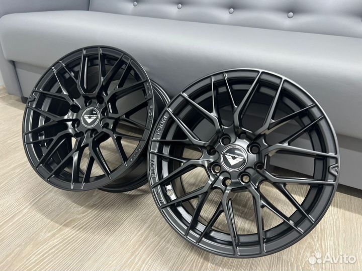 Диски VF107 Matt black R15 4-100 для Rio Solaris