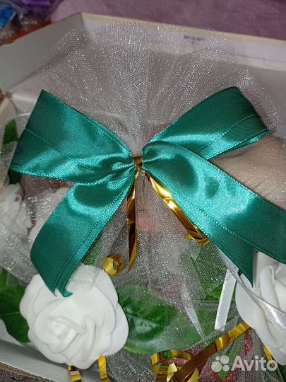 Бантики на ручки свадебного автомобиля