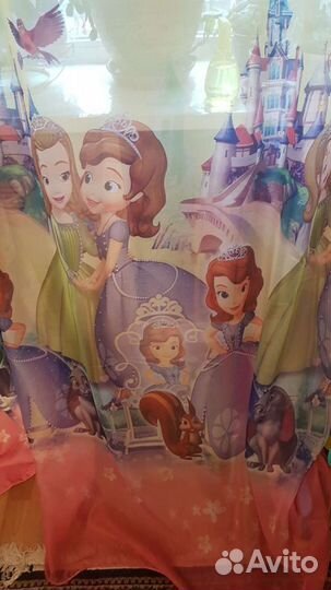 Комплект шторы и тюль Принцесса София