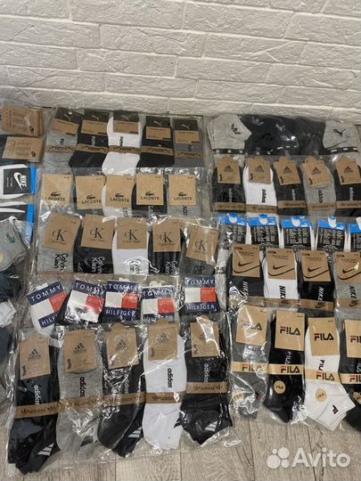 Носки короткие фирменные 10 пар