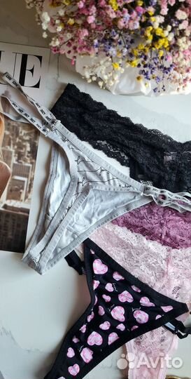 Трусики стринги брак S M L XL juicy couture