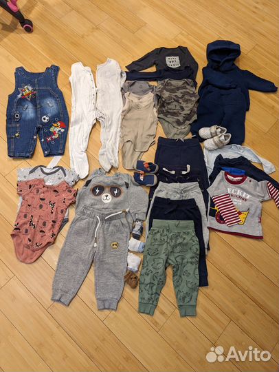 Пакет вещей на мальчика 74-80