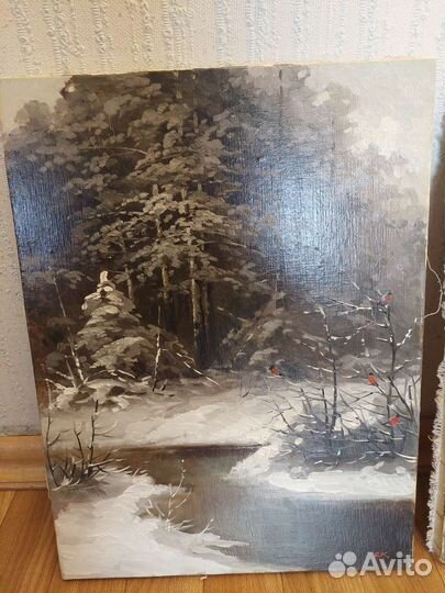 Картины холст масло разные