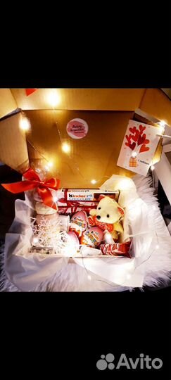 Подарок набор медведь игрушка шар киндер