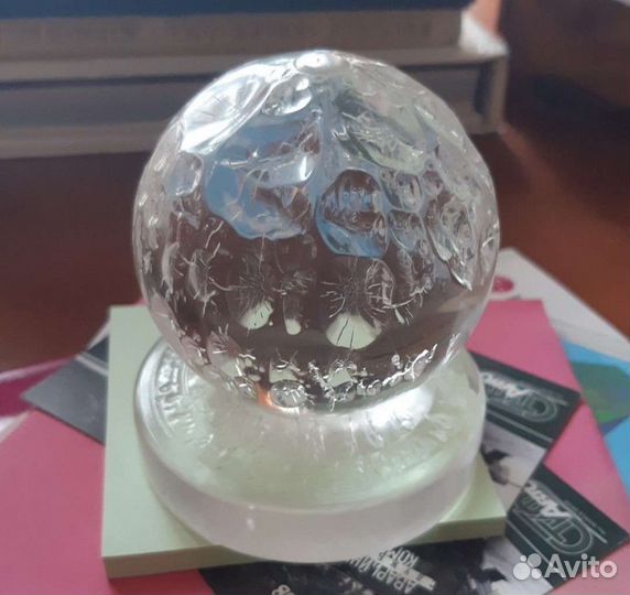 Пресс папье СССР плексиглас винтаж