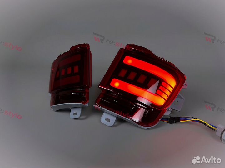 Катафоты Toyota Land Cruiser 200 с16г Тюнинг