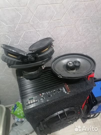 Сабвуфер ural sound as-d12a. + комплект аккустики