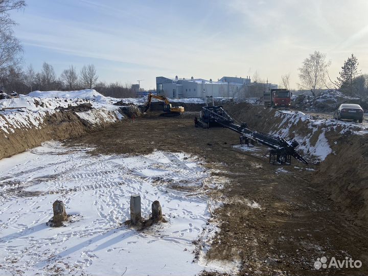 Аренда экскаватора, самосвалы, земельные работы