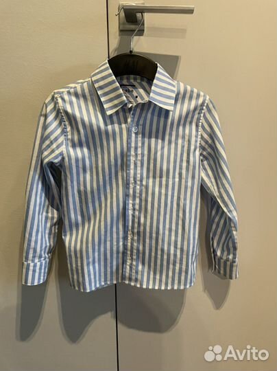 Рубашка новая белая 134