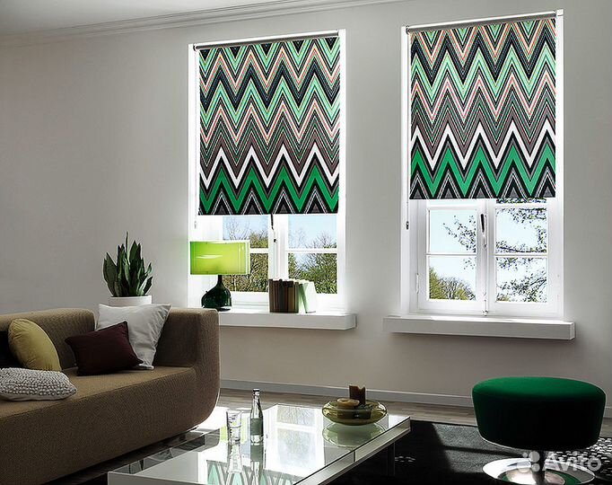 Рулонные шторы на раму окна