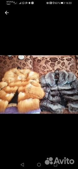 Шубка из лисы