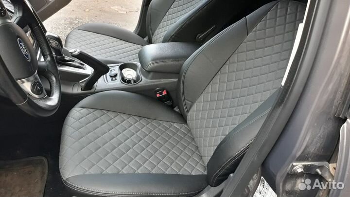 Чехлы Ромб на Ford Focus 3 от Автопилот