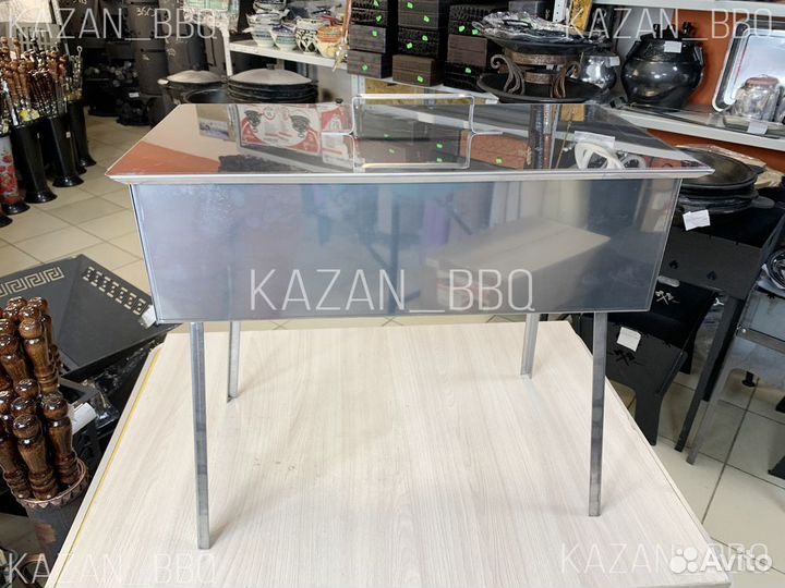 Коптилка горячего копчения из нержавейки