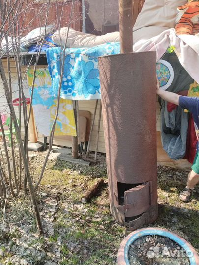 Печь для бани из 550 трубы