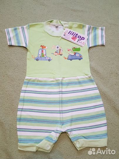 Костюм/песочник новый, размер 68-74