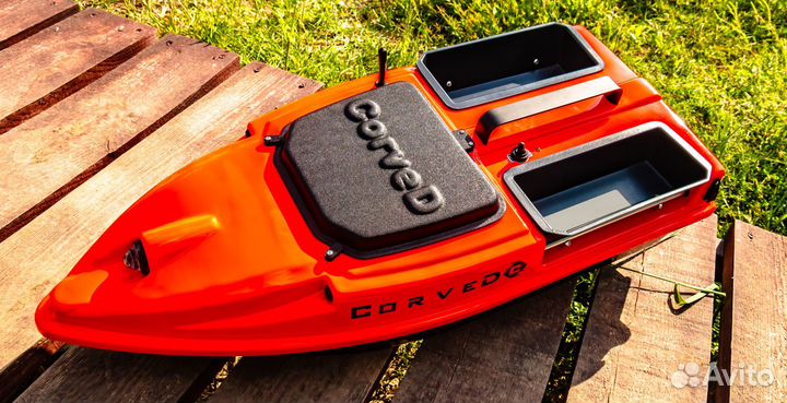 Прикормочный кораблик с GPS и мощным АКБ