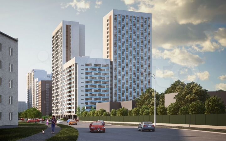 1-к. квартира, 41,6 м², 5/25 эт.