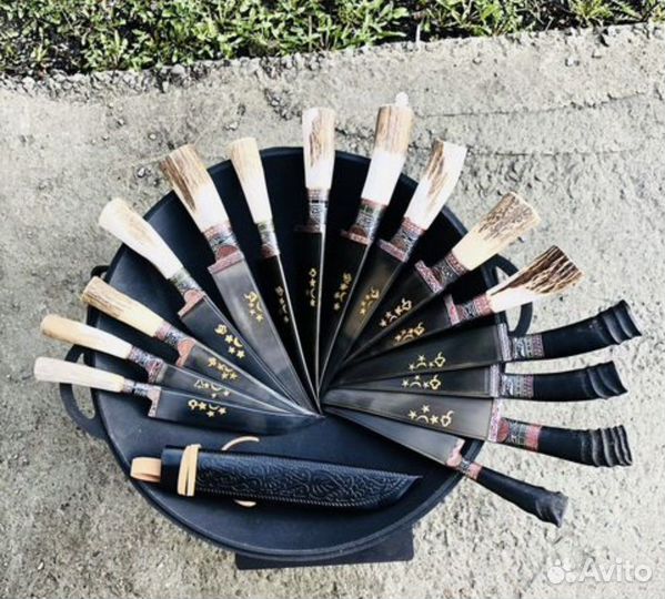 Узбекский нож пчак (ляган посуда)