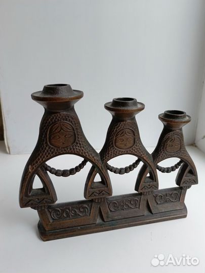 Подсвечник бронза СССР