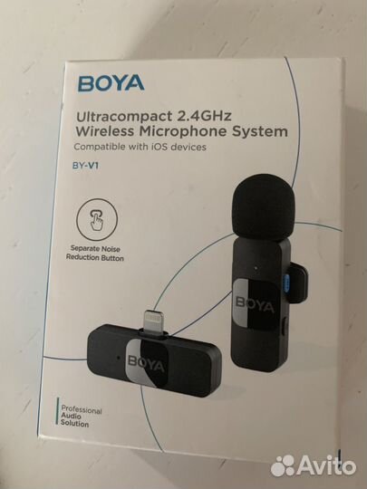 Петличный микрофон boya