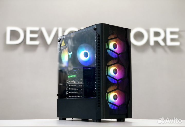 Игровой Intel 8/16 ядер, RTX 3060, 16Gb, SSD + RGB