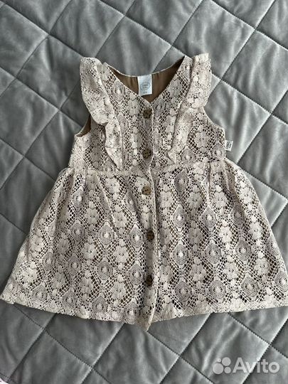 Вещи пакетом на девочку zara hm 80 86 Платья