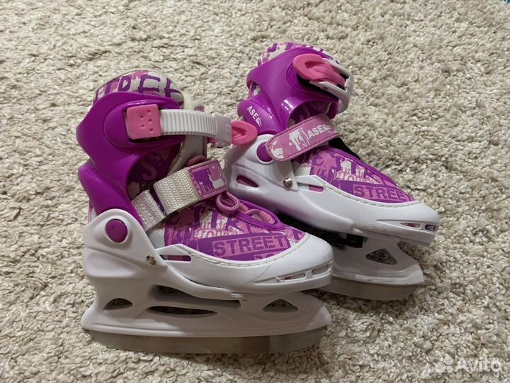 Коньки детские 26-29 раздвижные