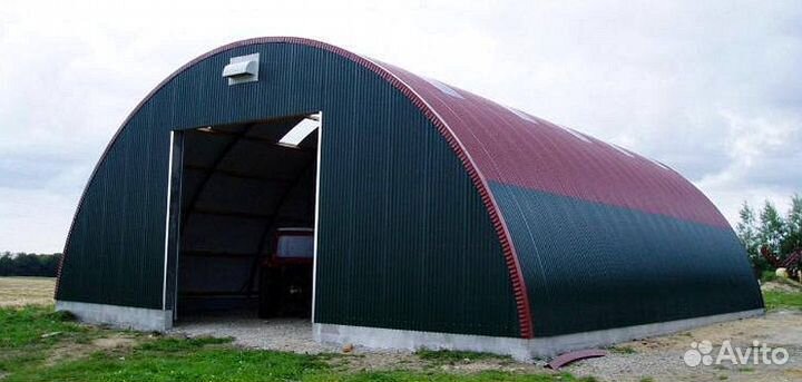 Строительство ангаров, гаражей, навесов